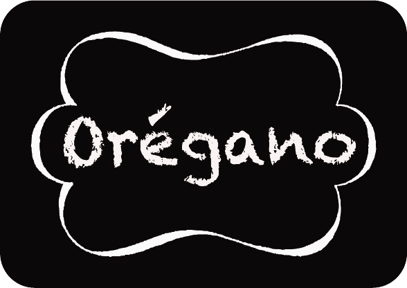 Etiquetas black de tempero e sementes